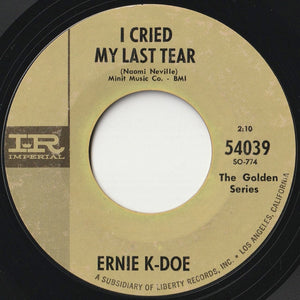 Ernie K-Doe - Mother-In-Law / I Cried My Last Tear (7 inch Record / Used)