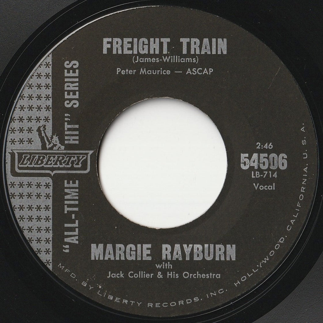 Margie Rayburn - Freight Train / I'm Available (7 inch Record / Used)