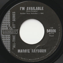 Laden Sie das Bild in den Galerie-Viewer, Margie Rayburn - Freight Train / I&#39;m Available (7 inch Record / Used)
