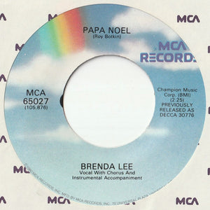 Brenda Lee - Rockin' Around The Christmas Tree / Papa Noe (7 inch Record / Used)