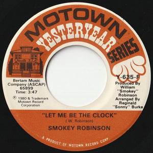 Smokey Robinson - Cruisin' / Let Me Be The Clock (7 inch Record / Used)