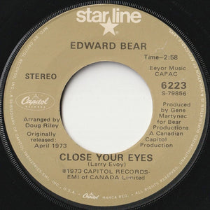 Edward Bear - Close Your Eyes / Last Song (7 inch Record / Used)