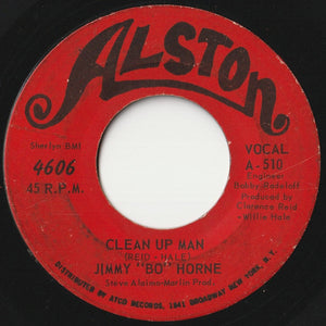 Jimmy "Bo" Horne - Clean Up Man / Down The Road Of Love (7 inch Record / Used)