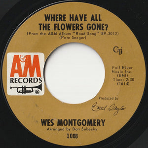 Wes Montgomery - Where Have All The Flowers Gone? / Fly Me To The Moon (7 inch Record / Used)