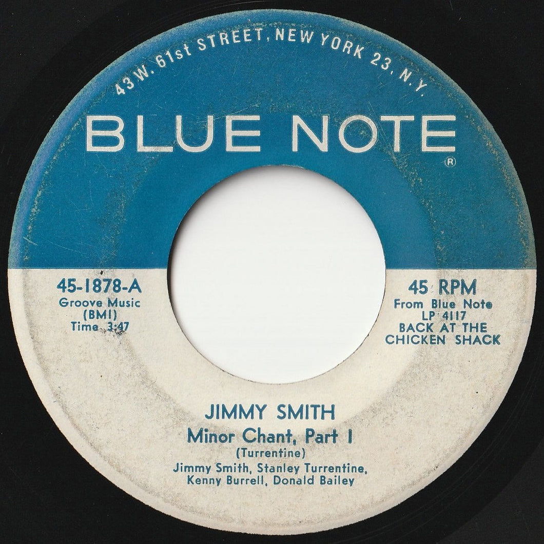 Jimmy Smith - Minor Chant (Part 1) / (Part 2) (7 inch Record / Used)