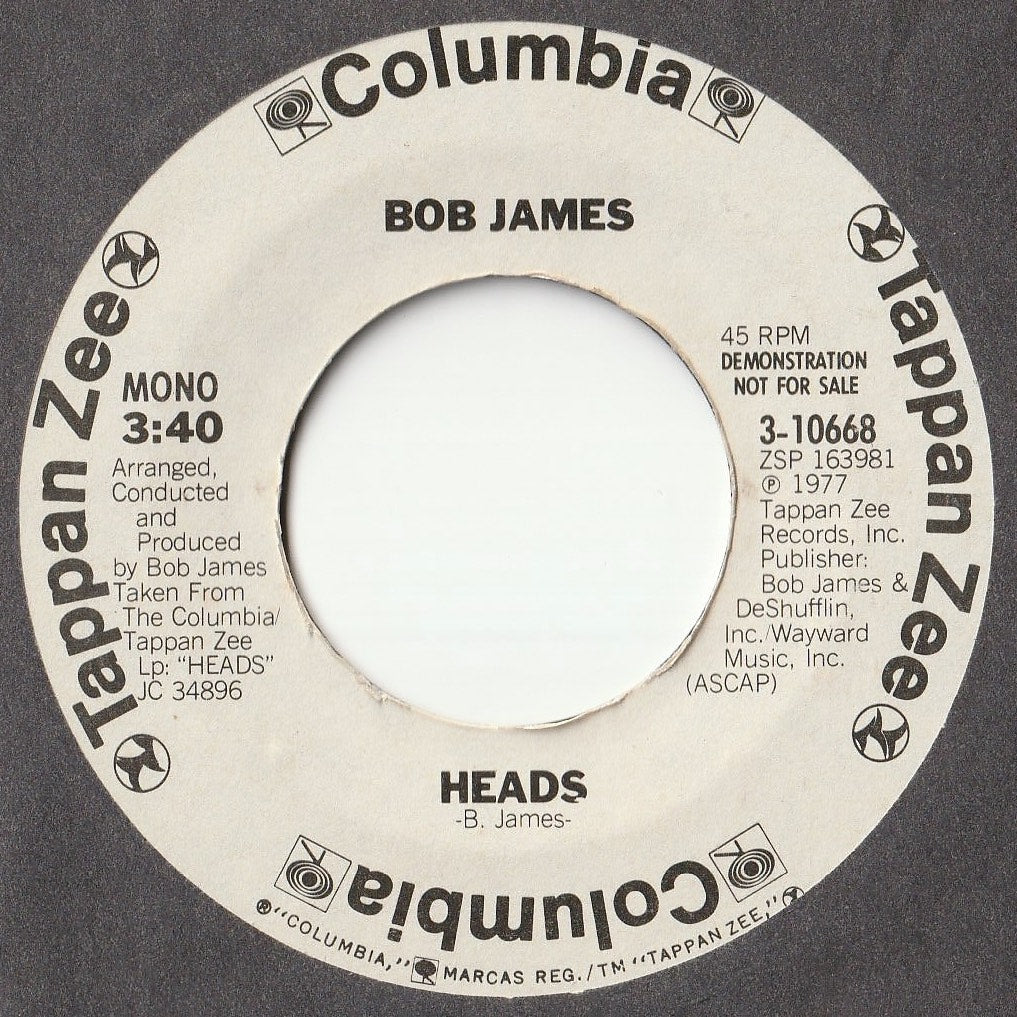 Bob James - Heads (Mono) / (Stereo)  (7 inch Record / Used)