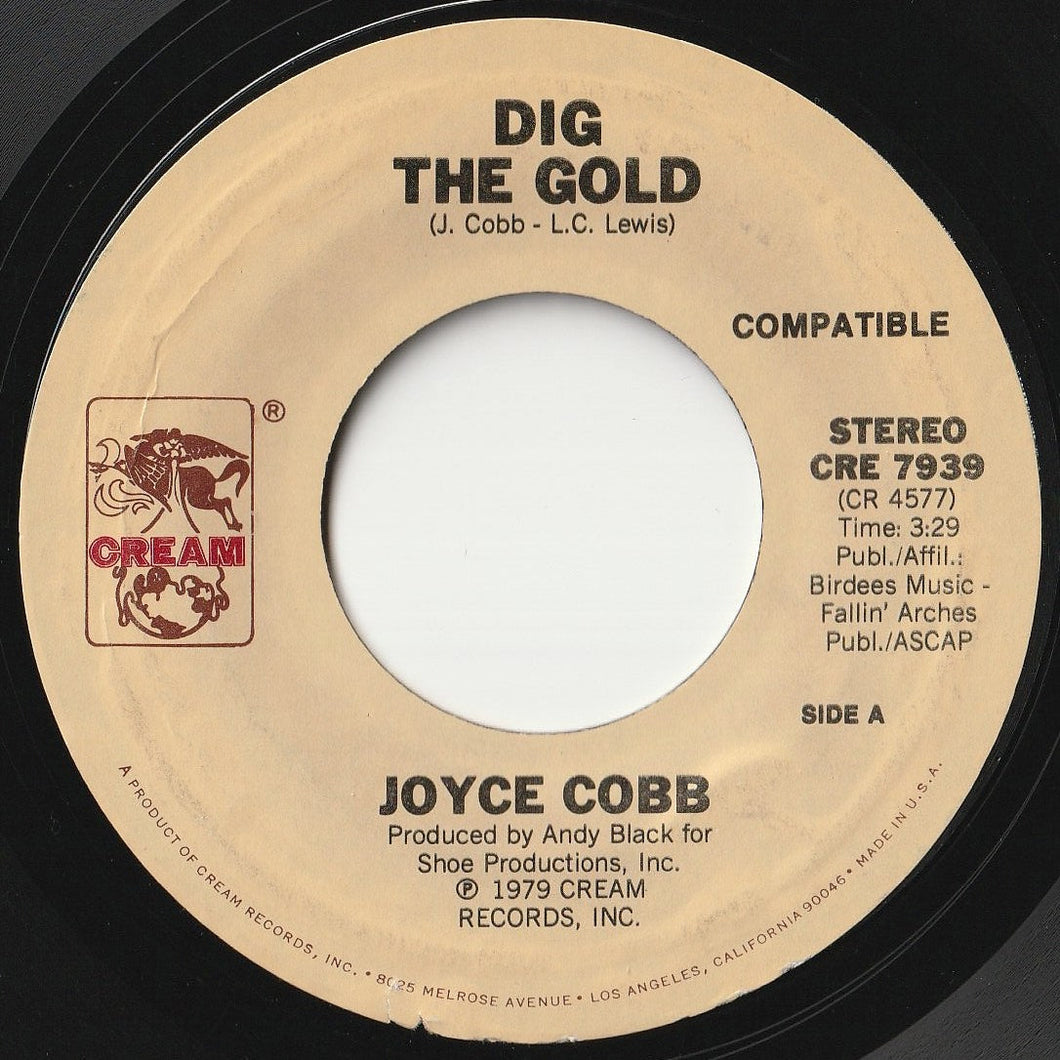Joyce Cobb - Dig The Gold / Don't Be Mad At Me (7 inch Record / Used)