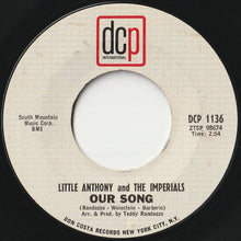 Load image into Gallery viewer, Little Anthony &amp; The Imperials - Take Me Back / Our Song (7 inch Record / Used)
