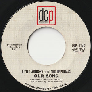 Little Anthony & The Imperials - Take Me Back / Our Song (7 inch Record / Used)