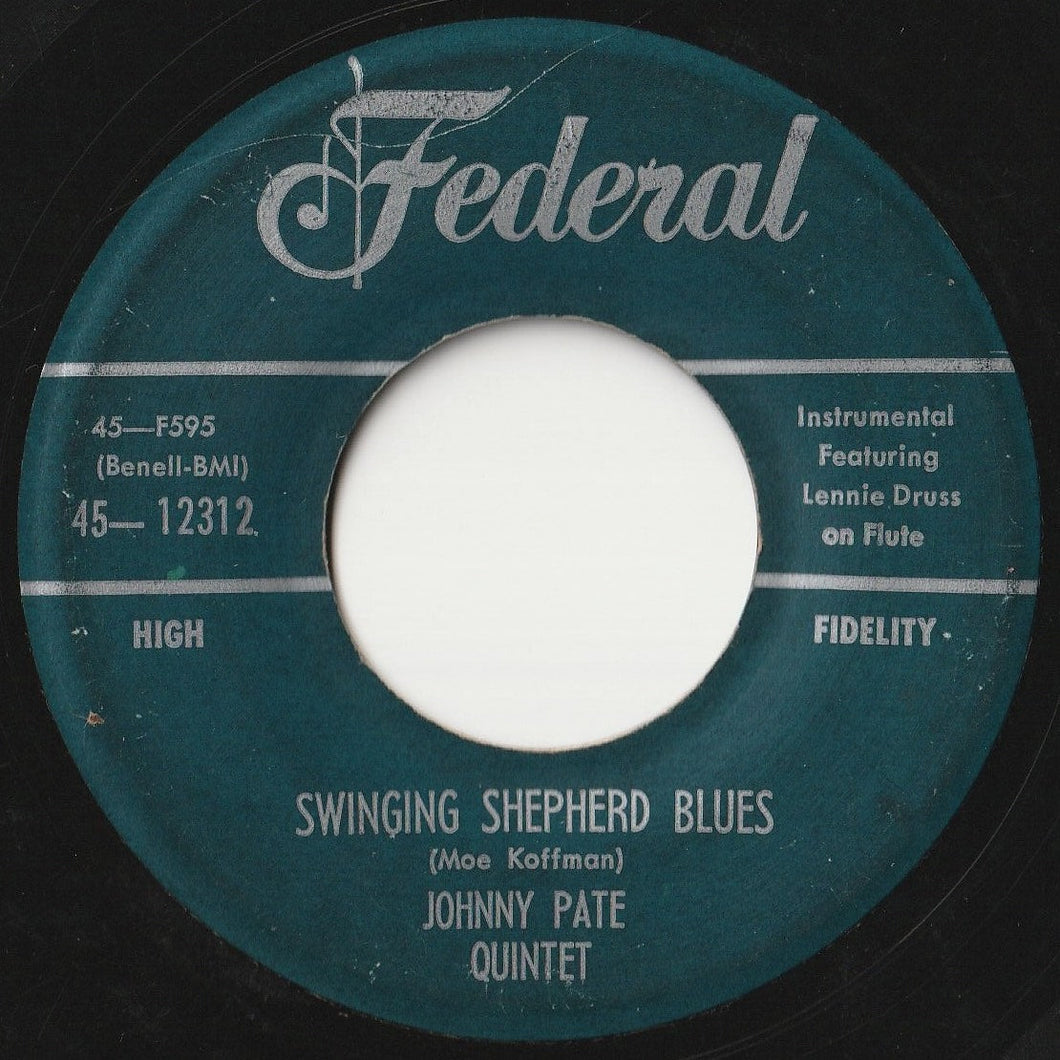 Johnny Pate Quintet - Swinging Shepherd Blues / The Elder (7 inch Record / Used)