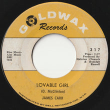 Load image into Gallery viewer, James Carr - The Dark End Of The Street / Lovable Girl (7 inch Record / Used)
