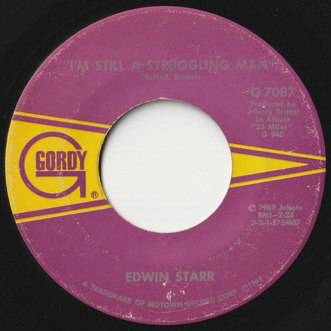 Edwin Starr - I'm Still A Struggling Man / Pretty Little Angel (7 inch Record / Used)