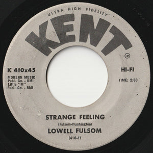 Lowell Fulsom - Strange Feeling / What's Gonna Be (7 inch Record / Used)