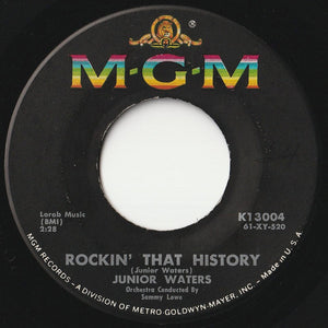 Junior Waters - Rockin' That History / I'll See You In My Dreams (7 inch Record / Used)