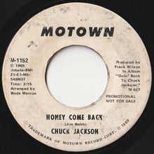 画像をギャラリービューアに読み込む, Chuck Jackson - Honey Come Back / Honey Come Back (7 inch Record / Used)
