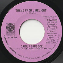 画像をギャラリービューアに読み込む, Darius Brubeck - Theme From Limelight / Smile (7 inch Record / Used)
