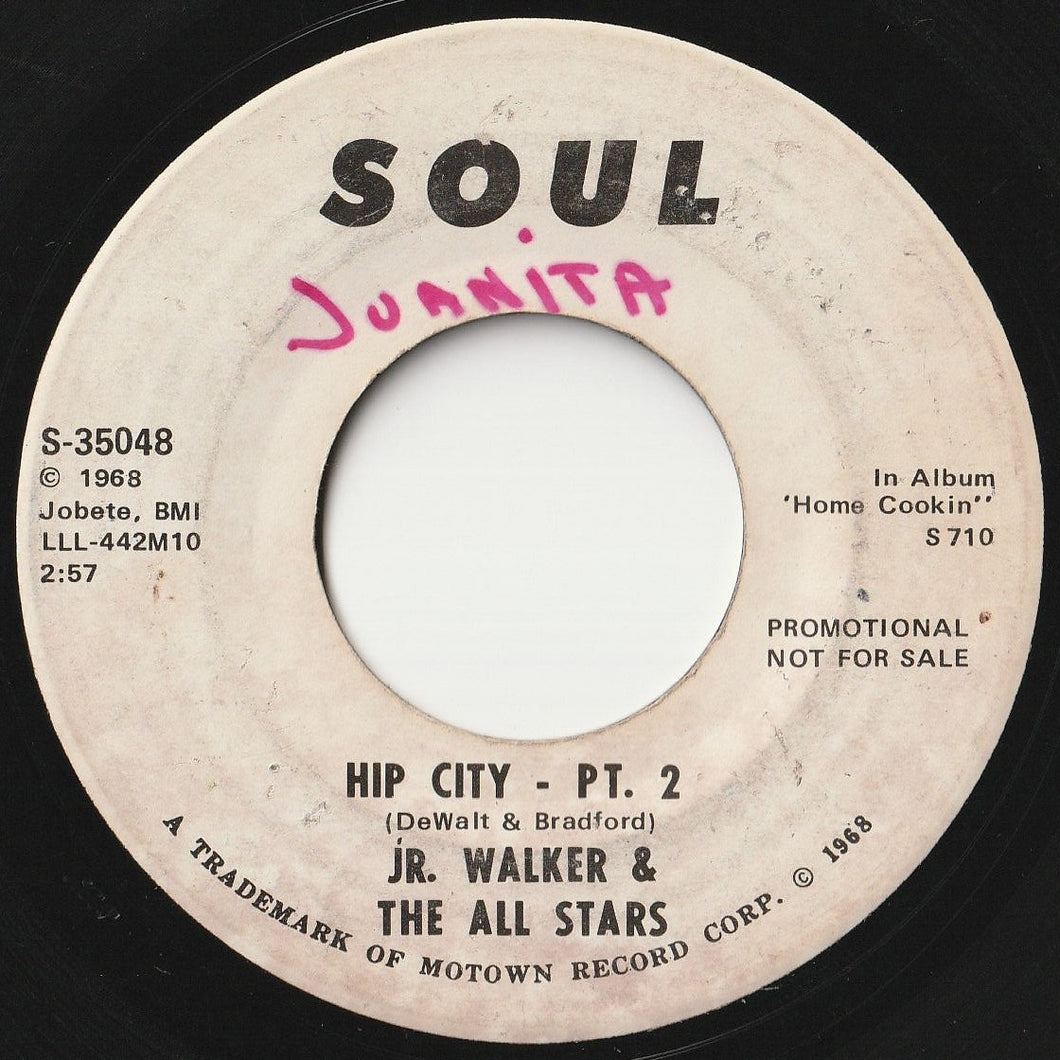 Junior Walker & The All Stars - Hip City - Pt. 2 / Hip City - Pt. 2 (7 inch Record / Used)