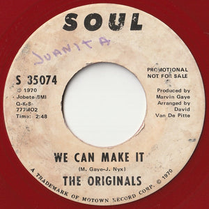 Originals - We Can Make It / We Can Make It (7 inch Record / Used)