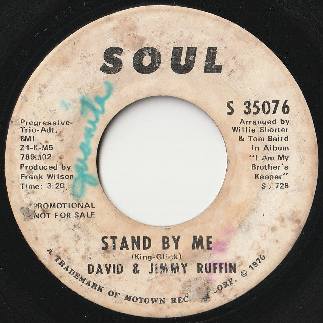 David & Jimmy Ruffin - Stand By Me / Stand By Me (7 inch Record / Used)