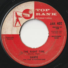 画像をギャラリービューアに読み込む, Dante And The Evergreens - Alley-Oop / The Right Time (7 inch Record / Used)
