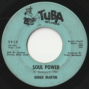 Derek Martin - Soul Power / Sly Girl (7 inch Record / Used)