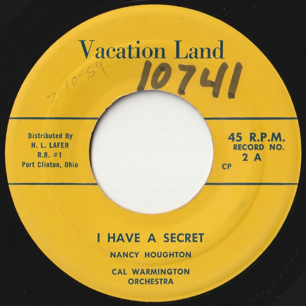 Nancy Houghton / Rose Trick - I Have A Secret / The Sailor (7 inch Record / Used)