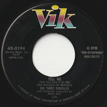 画像をギャラリービューアに読み込む, Three Chuckles - And The Angels Sing / Tell Me (That Your Love Is For Me) (7 inch Record / Used)
