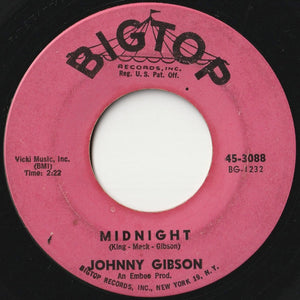 Johnny Gibson - Midnight / Chuck-A-Luck (7 inch Record / Used)
