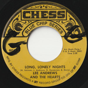 Lee Andrews & The Hearts - Long, Lonely Nights / Teardrops (7 inch Record / Used)