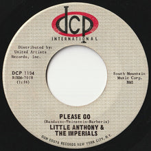 Load image into Gallery viewer, Little Anthony &amp; The Imperials - I&#39;m On The Outside (Looking In) / Please Go (7 inch Record / Used)
