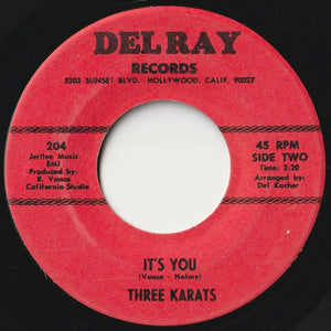 Three Karats - Yes I Will / It's You (7 inch Record / Used)