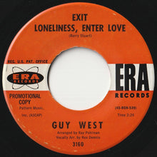 画像をギャラリービューアに読み込む, Guy West - Exit Loneliness, Enter Love / Devil Is Her Name (7 inch Record / Used)
