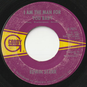 Edwin Starr - I Am The Man For You Baby / My Weakness Is You (7 inch Record / Used)