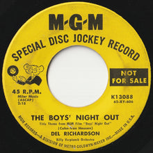 画像をギャラリービューアに読み込む, Del Richardson - The Boys&#39; Night Out / Come Sta (7 inch Record / Used)
