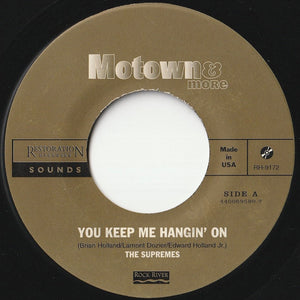 Supremes - You Keep Me Hangin' On / Remove This Doubt (7 inch Record / Used)