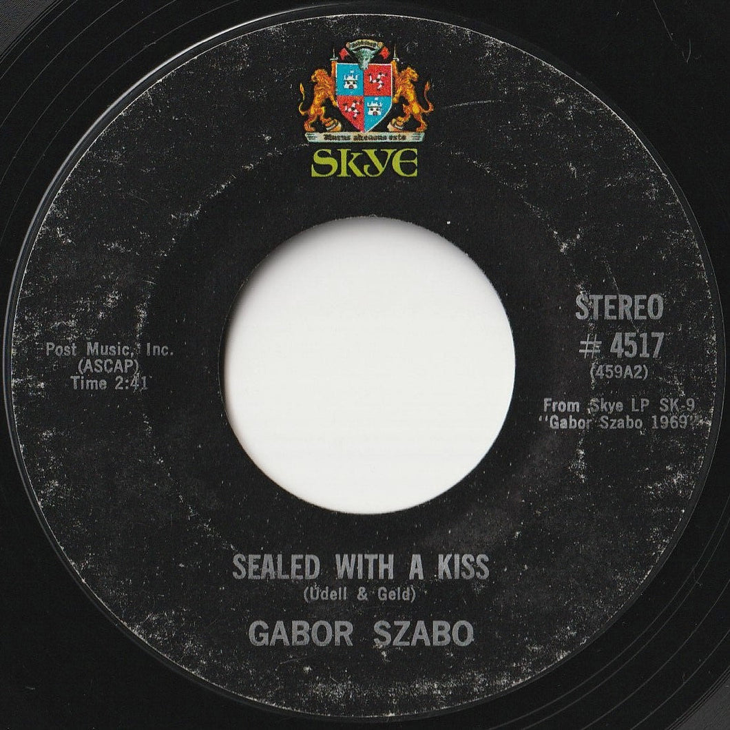 Gabor Szabo - Sealed With A Kiss / Both Sides Now (7 inch Record / Used)