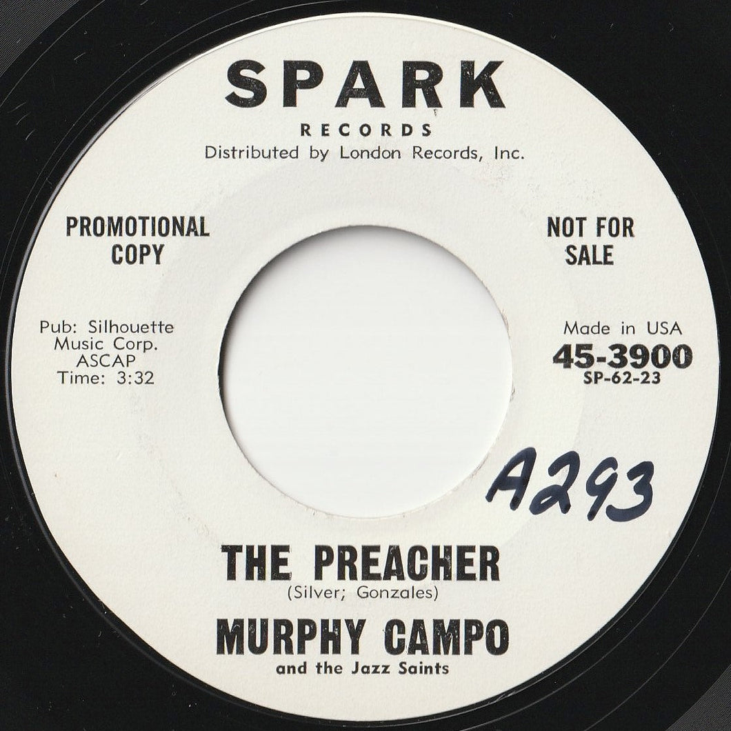 Murphy Campo And The Jazz Saints - The Preacher / The Morning After (7 inch Record / Used)