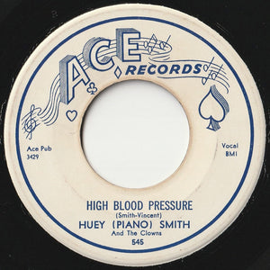 Huey "Piano" Smith & His Clowns - Don't You Just Know It / High Blood Pressure (7 inch Record / Used)