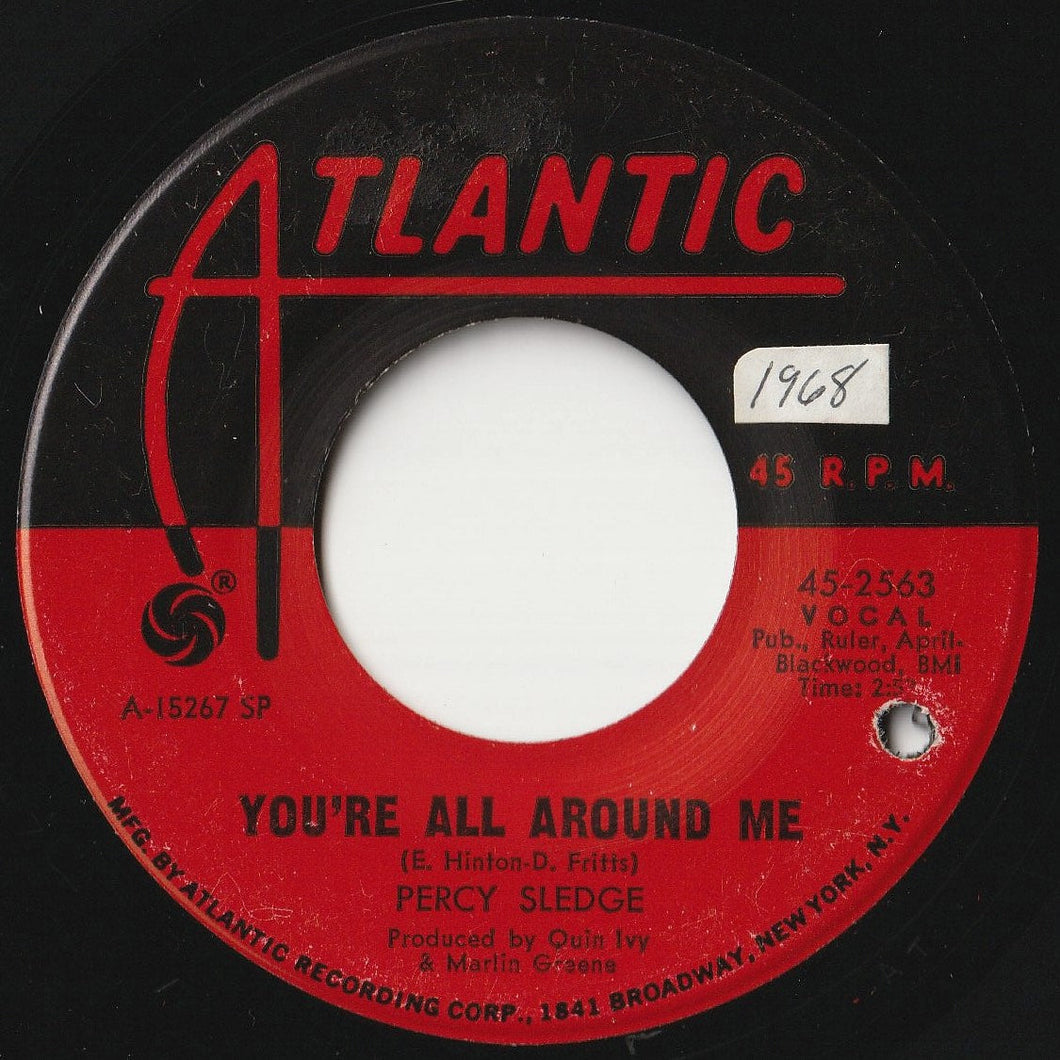 Percy Sledge - You're All Around Me / Self Preservation (7 inch Record / Used)