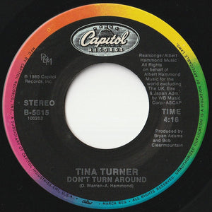 Tina Turner - Typical Male / Don't Turn Around (7 inch Record / Used)