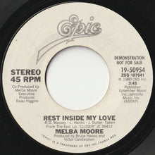 画像をギャラリービューアに読み込む, Melba Moore - Rest Inside My Love / Rest Inside My Love (7 inch Record / Used)
