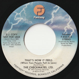 Checkmates Ltd. - That's How It Feels (When Two People Fall In Love) (Mono) / (Stereo) (7 inch Record / Used)