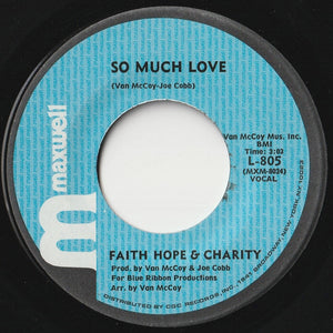 Faith Hope & Charity - Let's Try It Over / So Much Love (7 inch Record / Used)