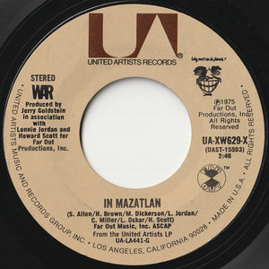 War - Why Can't We Be Friends? / In Mazatlan (7 inch Record / Used)