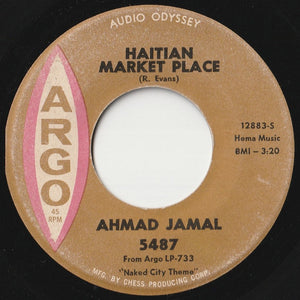 Ahmad Jamal - Naked City Theme / Haitian Market Place (7 inch Record / Used)