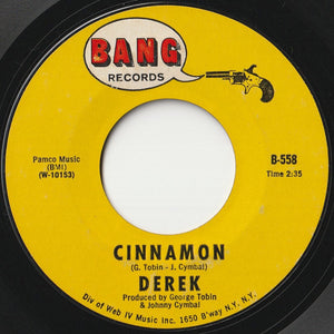 Derek - Cinnamon / This Is My Story (7 inch Record / Used)