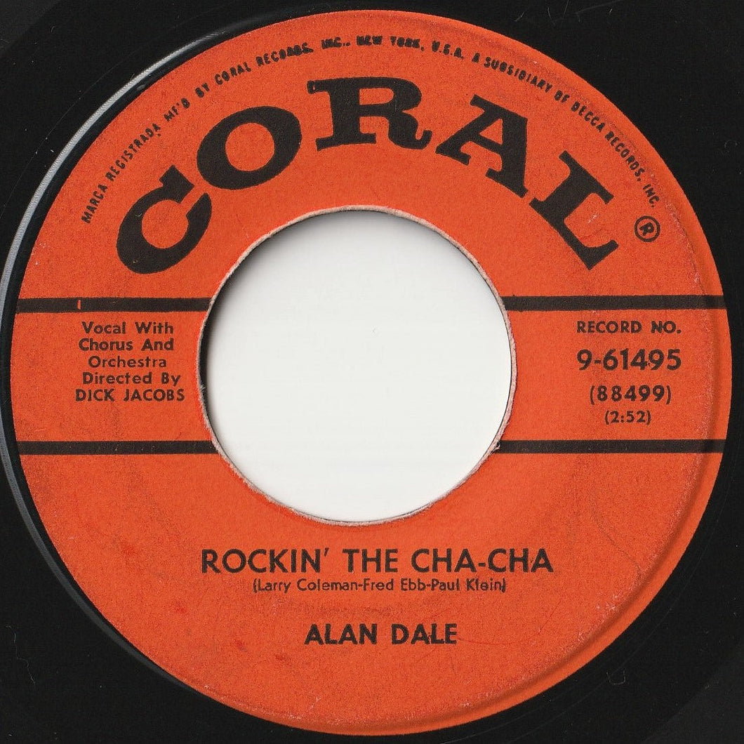 Alan Dale Rockin The Cha Cha Wham 7 inch Record Used