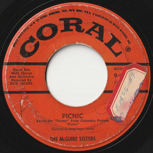 McGuire Sisters - Delilah Jones / Picnic (7 inch Record / Used)