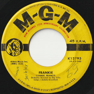 Connie Francis - Lipstick On Your Collar / Frankie (7 inch Record / Used)