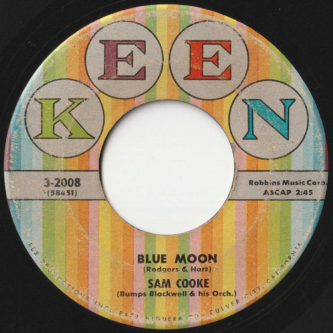 Sam Cooke - Blue Moon / Love You Most Of All (7 inch Record / Used)